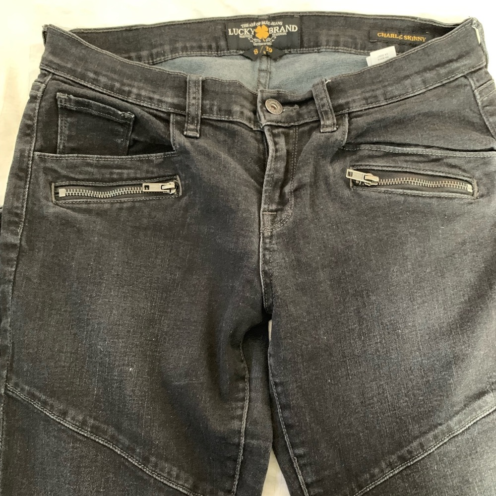Luck Brand Charles Skinny Black color